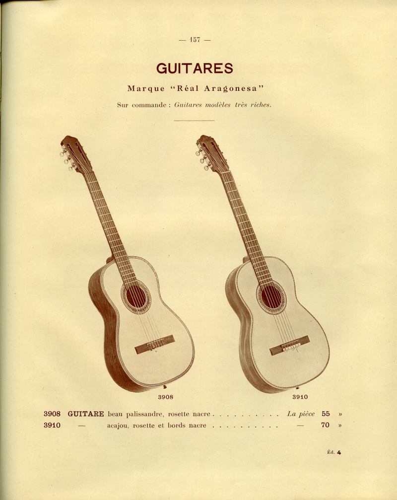 Catalogue gnral de lutherie Laberte  Mirecourt. 1912.