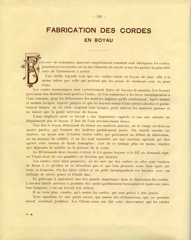 Catalogue gnral de lutherie Laberte  Mirecourt. 1912.