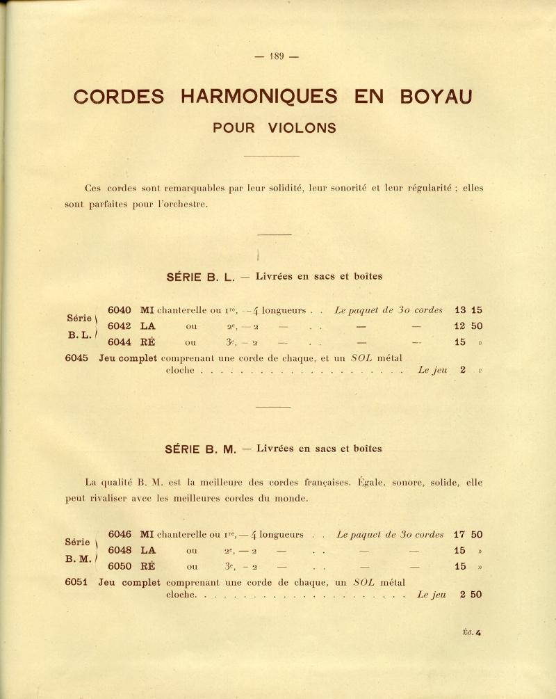 Catalogue gnral de lutherie Laberte  Mirecourt. 1912.