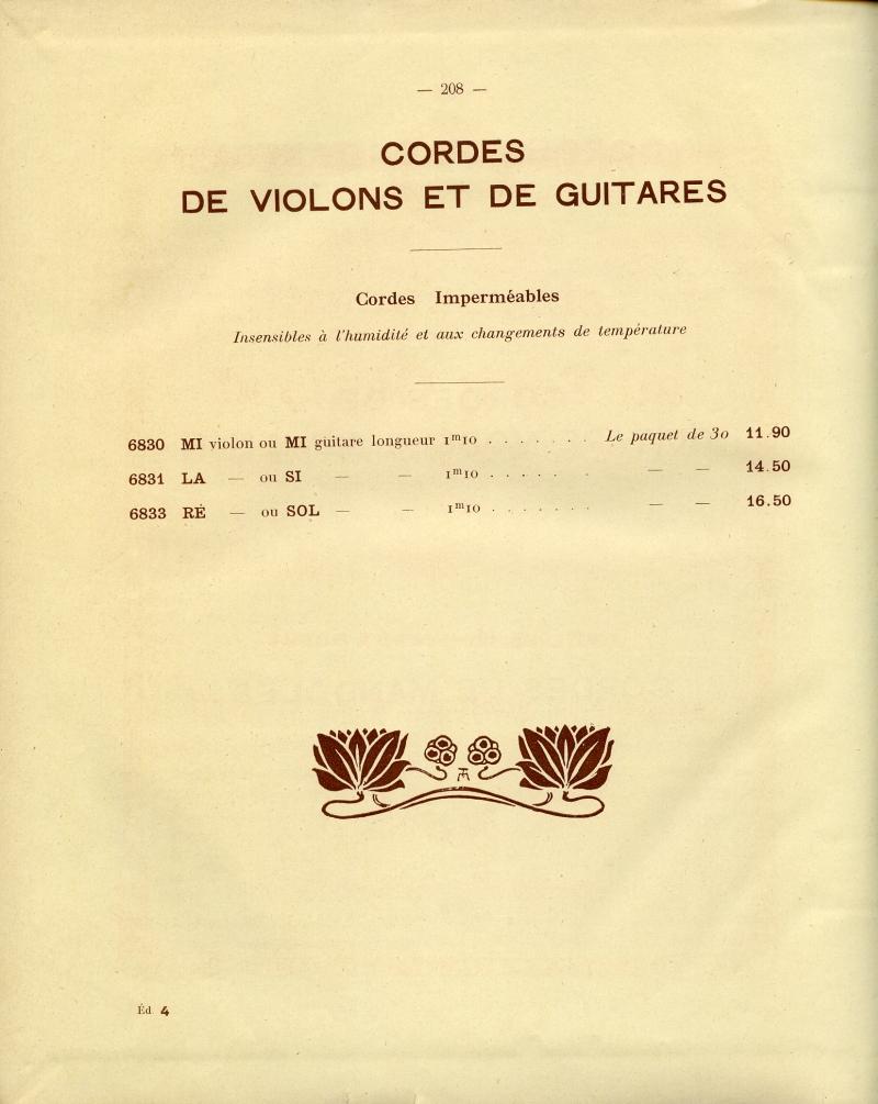 Catalogue gnral de lutherie Laberte  Mirecourt. 1912.