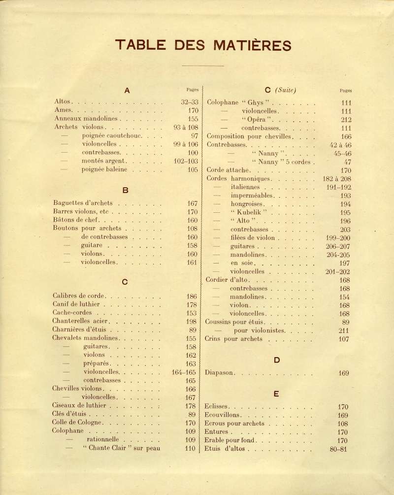 Catalogue gnral de lutherie Laberte  Mirecourt. 1912.