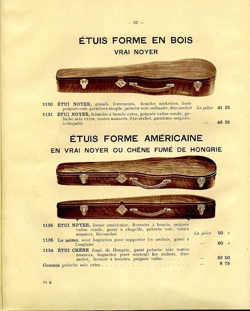 Catalogue gnral de lutherie Laberte  Mirecourt. 1912.