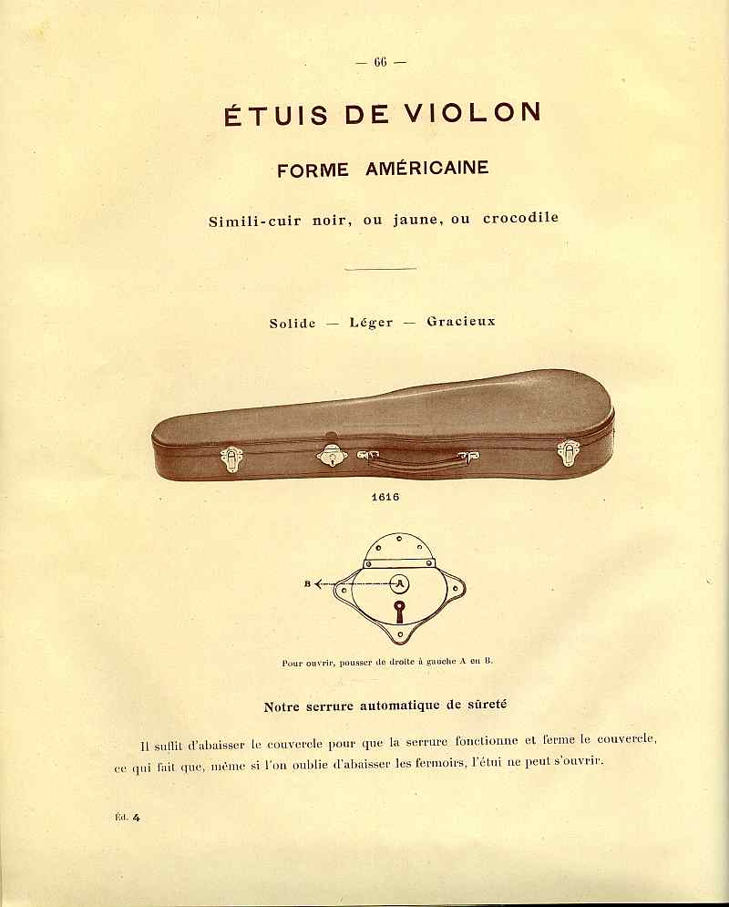 Catalogue gnral de lutherie Laberte  Mirecourt. 1912.