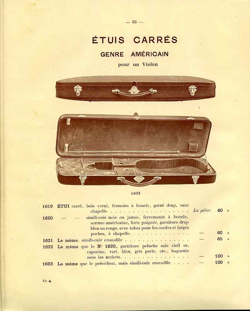 Catalogue gnral de lutherie Laberte  Mirecourt. 1912.