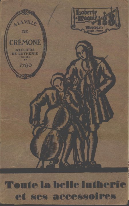 Laberte et Magni, catalogue de 1927.