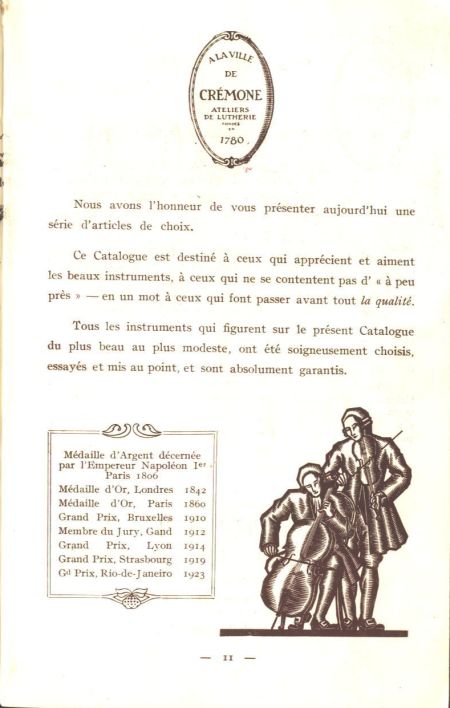 Laberte et Magni, catalogue de 1927.