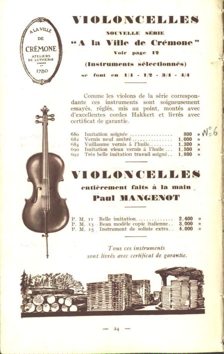 Laberte et Magni, catalogue de 1927.