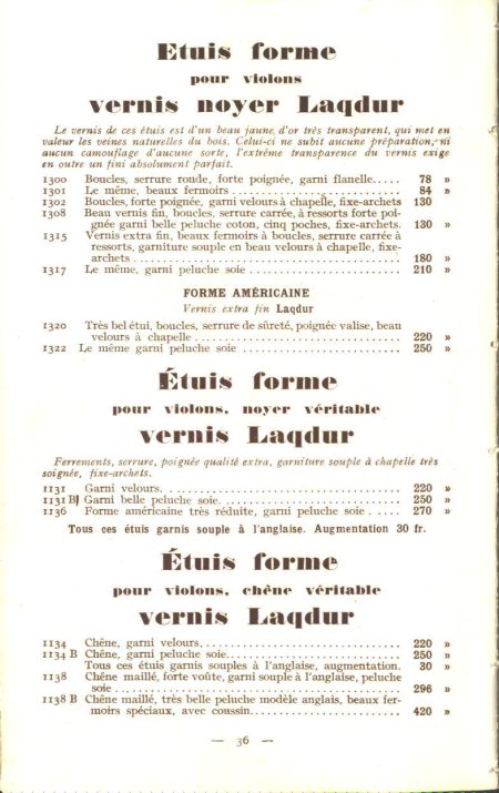 Laberte et Magni, catalogue de 1927.