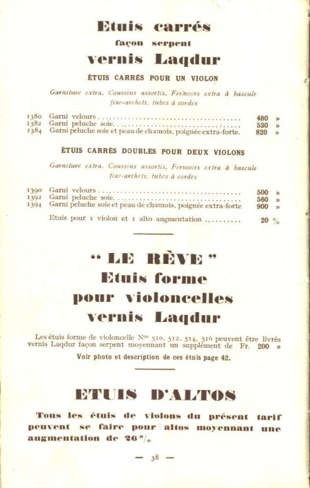 Laberte et Magni, catalogue de 1927.