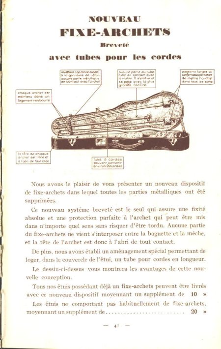 Laberte et Magni, catalogue de 1927.