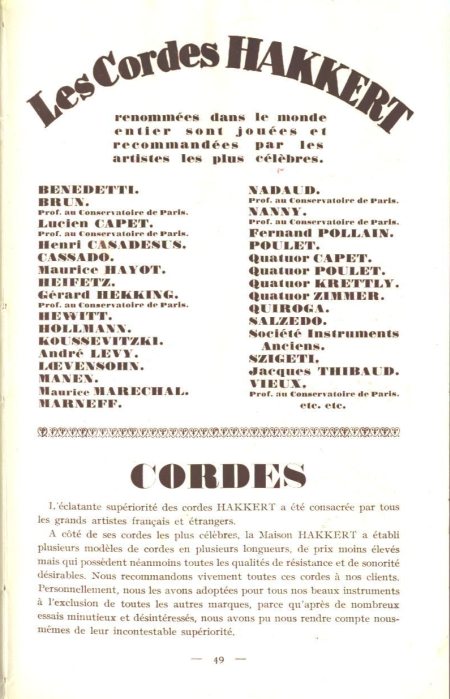 Laberte et Magni, catalogue de 1927.