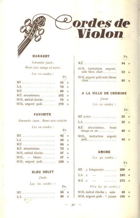 Laberte et Magni, catalogue de 1927.