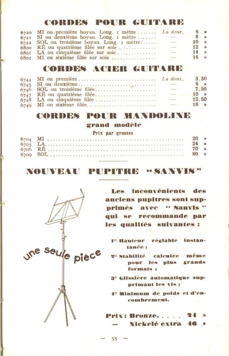 Laberte et Magni, catalogue de 1927.