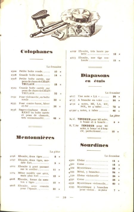 Laberte et Magni, catalogue de 1927.