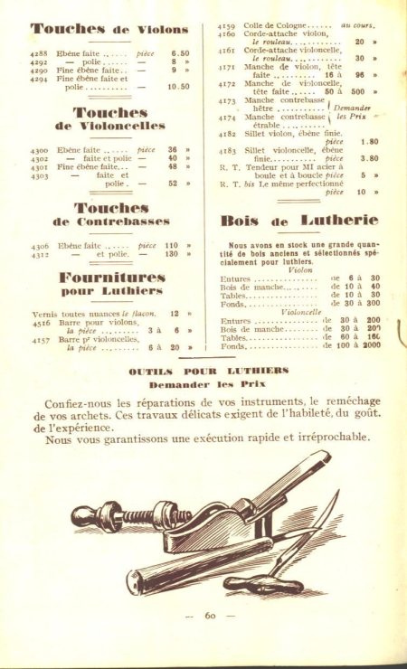 Laberte et Magni, catalogue de 1927.