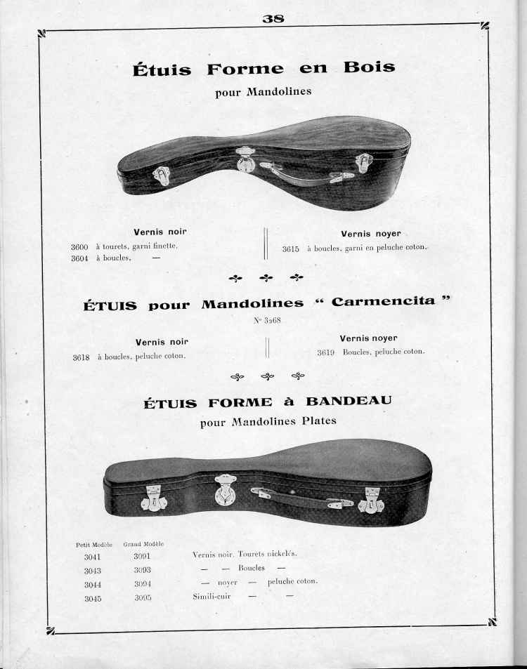 Catalogue de le maison de lutherie Laberte et Magni, 1915.