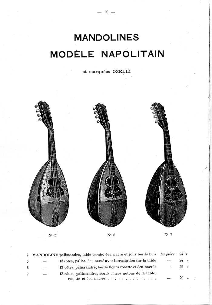 Catalogue de lutherie. Laberte  Mirecourt. 1905.