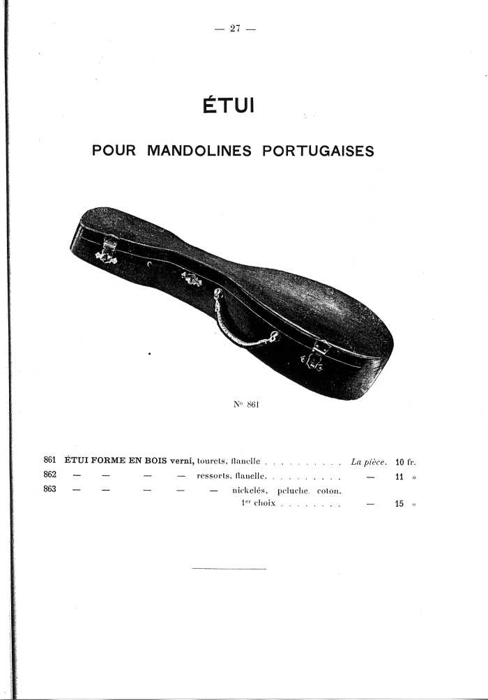 Catalogue de lutherie. Laberte  Mirecourt. 1905.