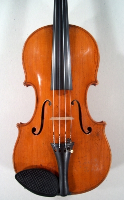 Violon Franois Lejeune, Paris 1754. Table.