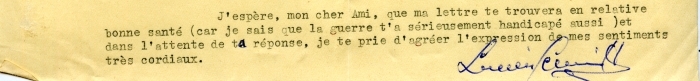 Signature de Lucien Schmitt.