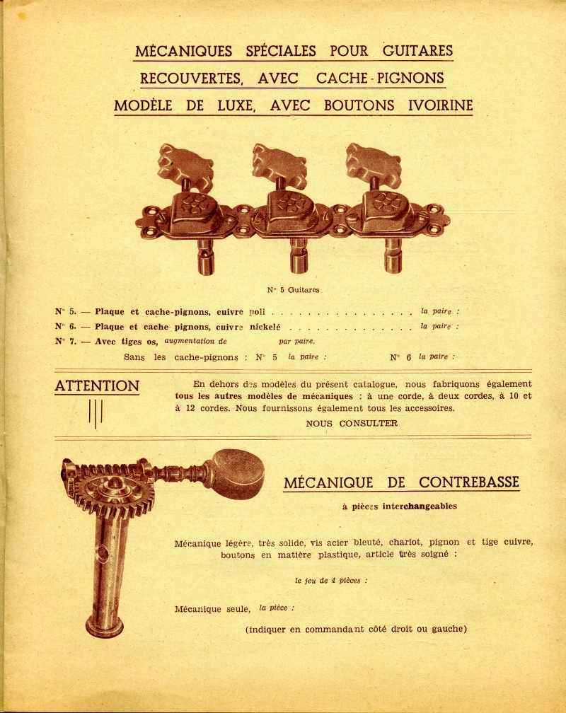 Catalogue d'accessoires Lhuillier-Massicot.