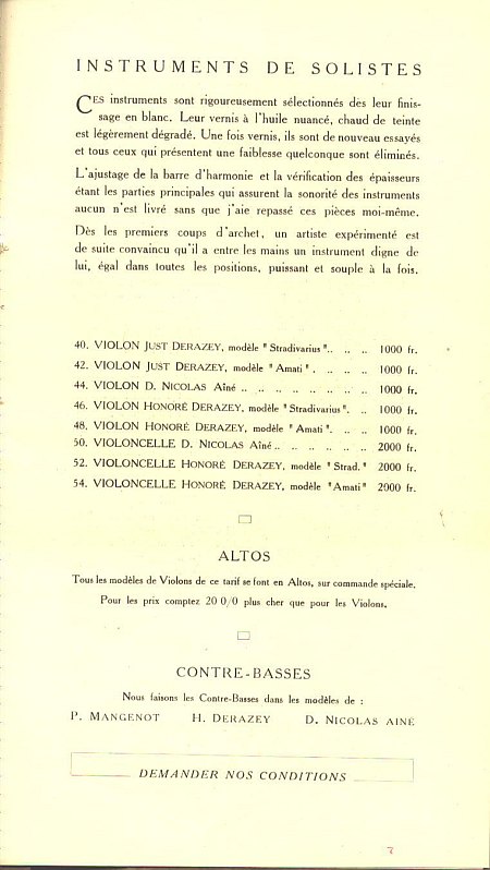 Catalogue complet Paul Mangenot de 1925.