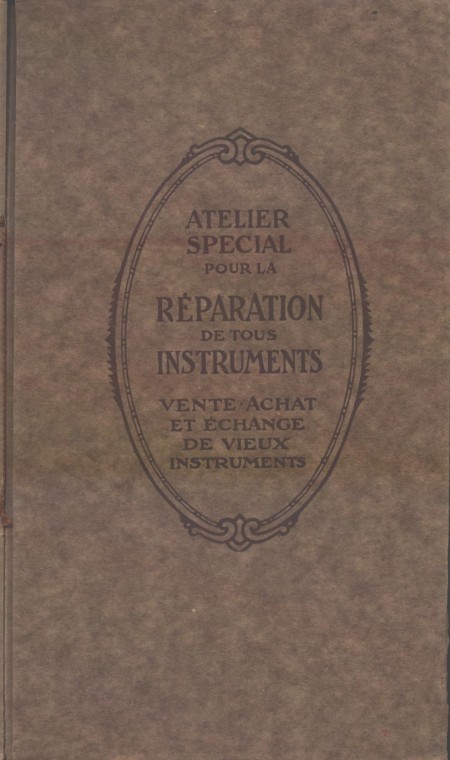 Catalogue complet Paul Mangenot de 1925.