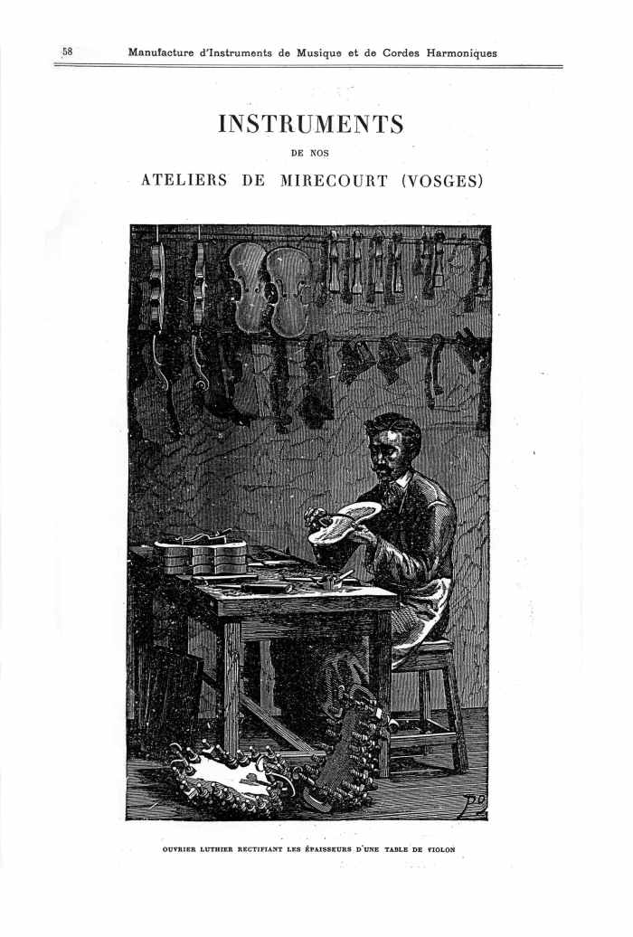 Catalogue 1901 de la maison de lutherie Jrme Thibouville-Lamy  Mirecourt.