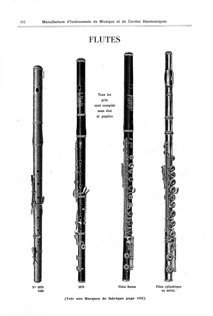 Catalogue 1901 de la maison de lutherie Jrme Thibouville-Lamy  Mirecourt.