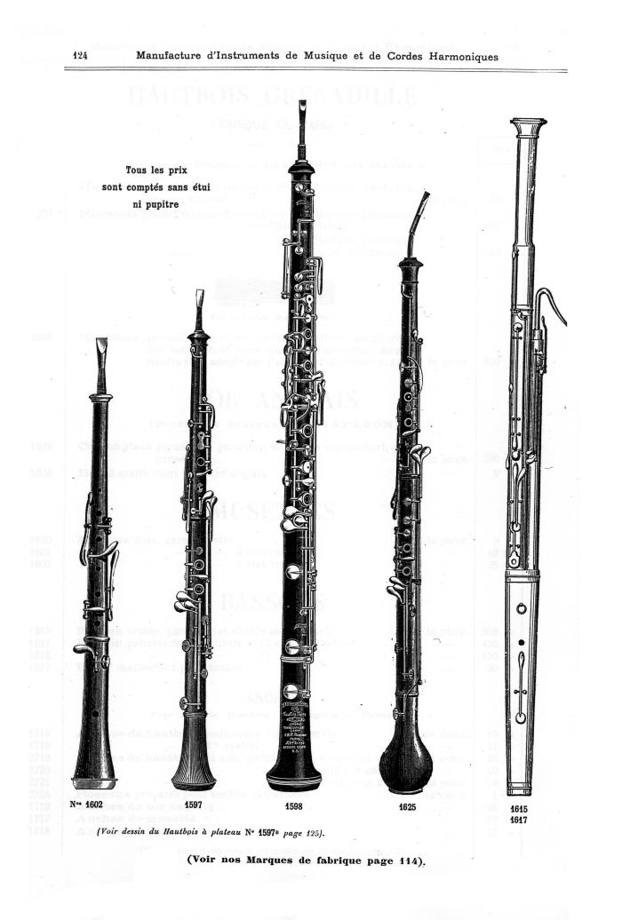 Catalogue 1901 de la maison de lutherie Jrme Thibouville-Lamy  Mirecourt.