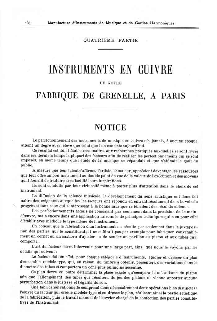 Catalogue 1901 de la maison de lutherie Jrme Thibouville-Lamy  Mirecourt.