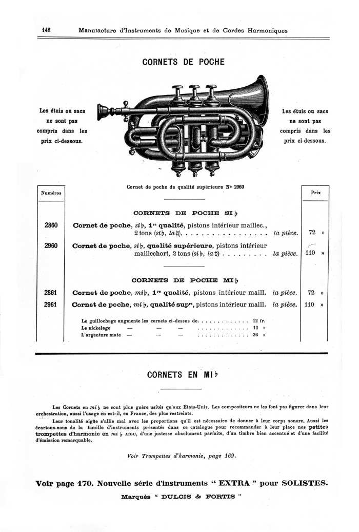 Catalogue 1901 de la maison de lutherie Jrme Thibouville-Lamy  Mirecourt.