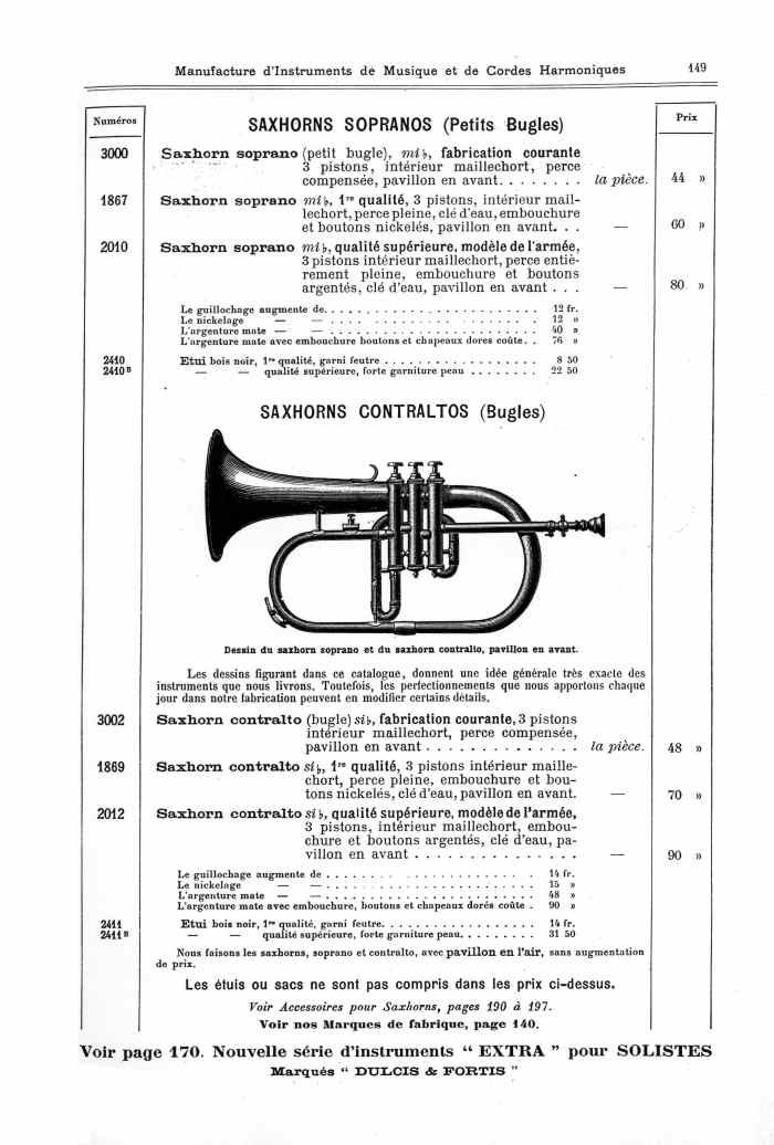 Catalogue 1901 de la maison de lutherie Jrme Thibouville-Lamy  Mirecourt.