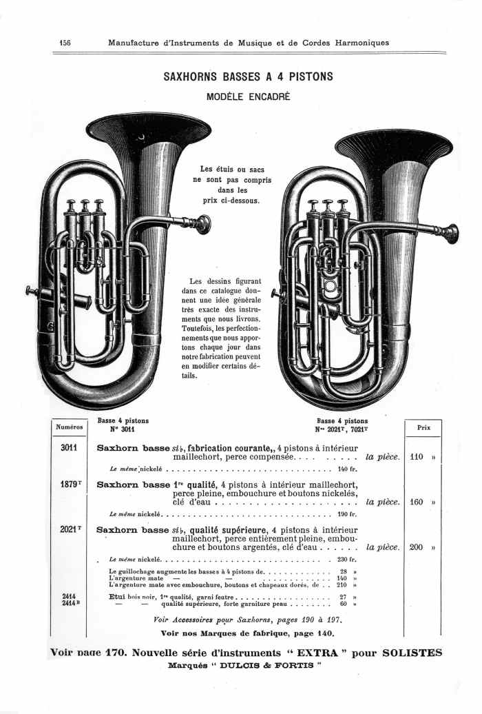 Catalogue 1901 de la maison de lutherie Jrme Thibouville-Lamy  Mirecourt.