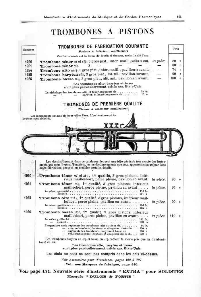 Catalogue 1901 de la maison de lutherie Jrme Thibouville-Lamy  Mirecourt.