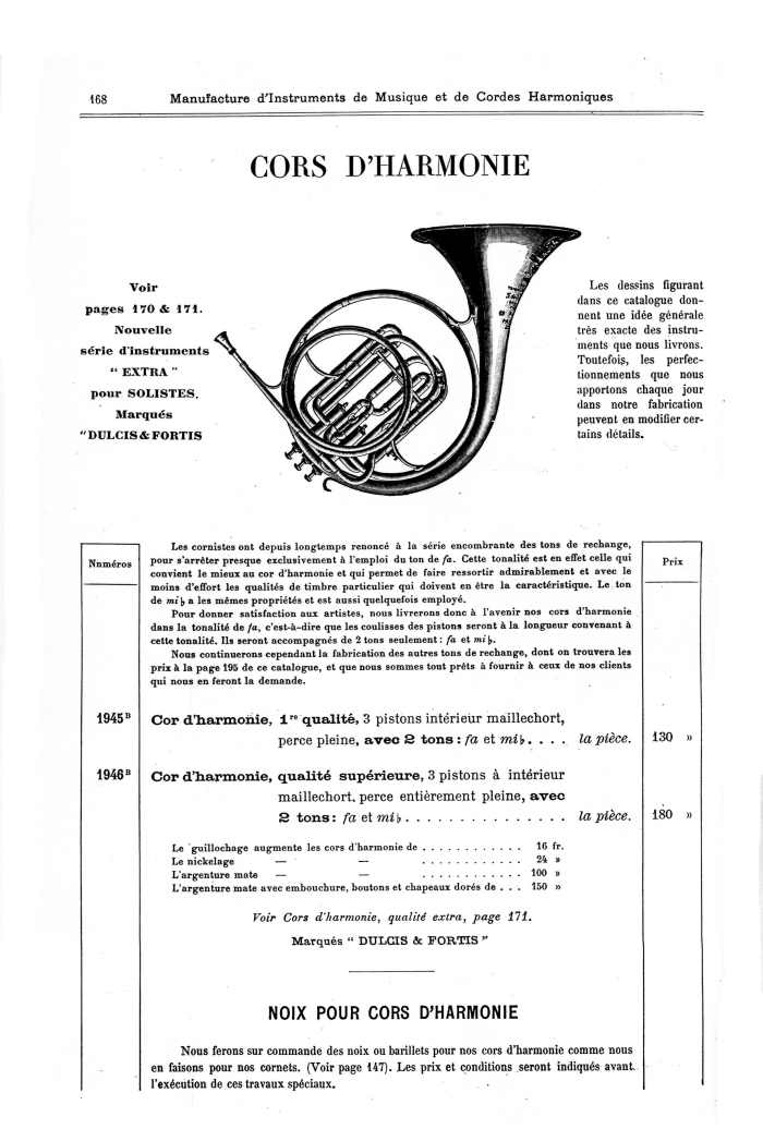 Catalogue 1901 de la maison de lutherie Jrme Thibouville-Lamy  Mirecourt.