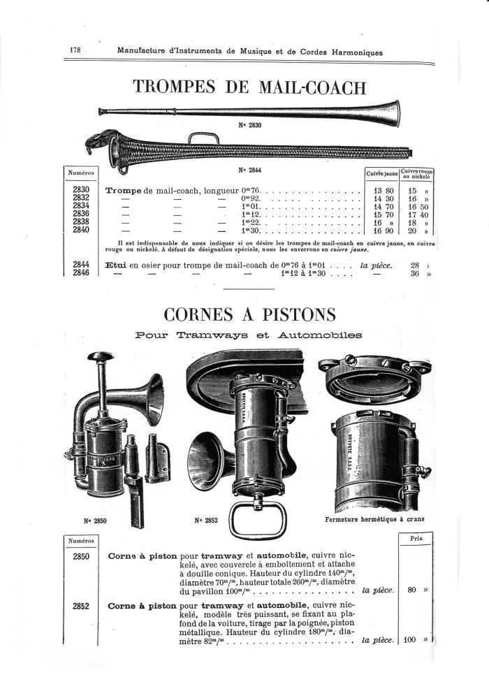 Catalogue 1901 de la maison de lutherie Jrme Thibouville-Lamy  Mirecourt.