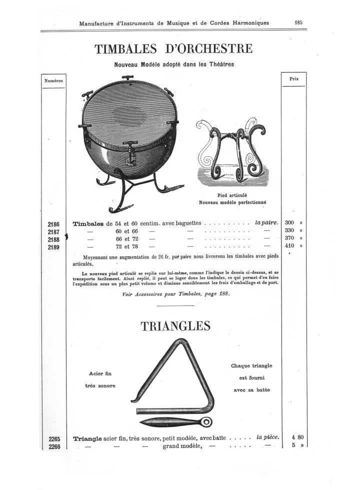 Catalogue 1901 de la maison de lutherie Jrme Thibouville-Lamy  Mirecourt.