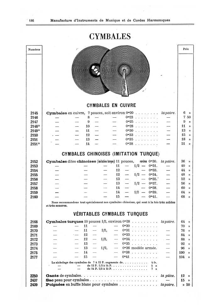 Catalogue 1901 de la maison de lutherie Jrme Thibouville-Lamy  Mirecourt.