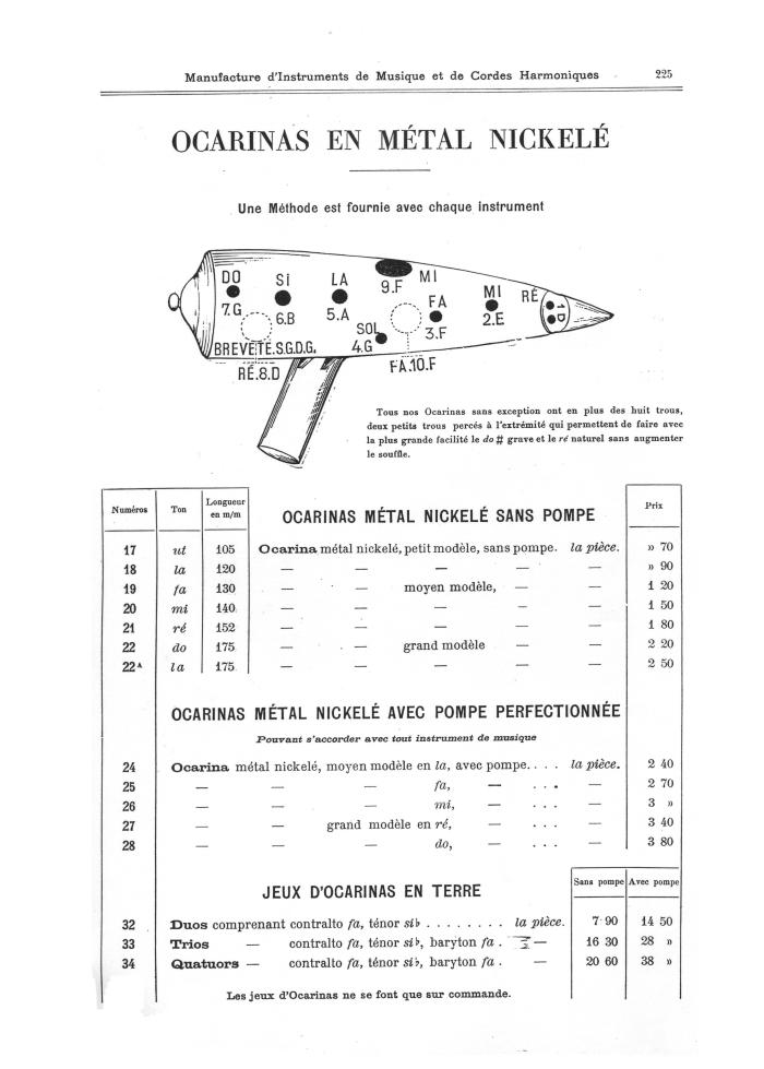 Catalogue 1901 de la maison de lutherie Jrme Thibouville-Lamy  Mirecourt.