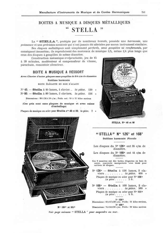 Catalogue 1901 de la maison de lutherie Jrme Thibouville-Lamy  Mirecourt.