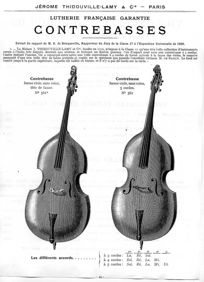 Catalogue 1912 de la maison de lutherie Jrme Thibouville-Lamy  Mirecourt.