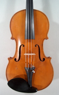 Violon entier fait par Jean-Baptiste Thouvenel  Mirecourt. Table.