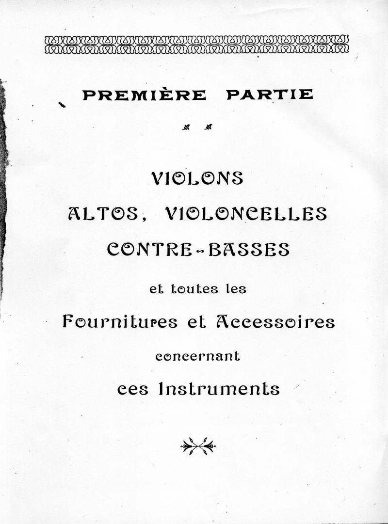 Catalogue C et J Ullmann, Paris 1907.