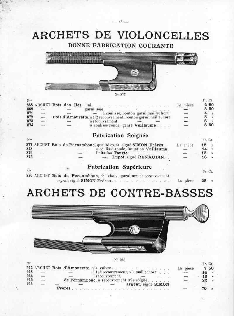 Catalogue C et J Ullmann, Paris 1907.