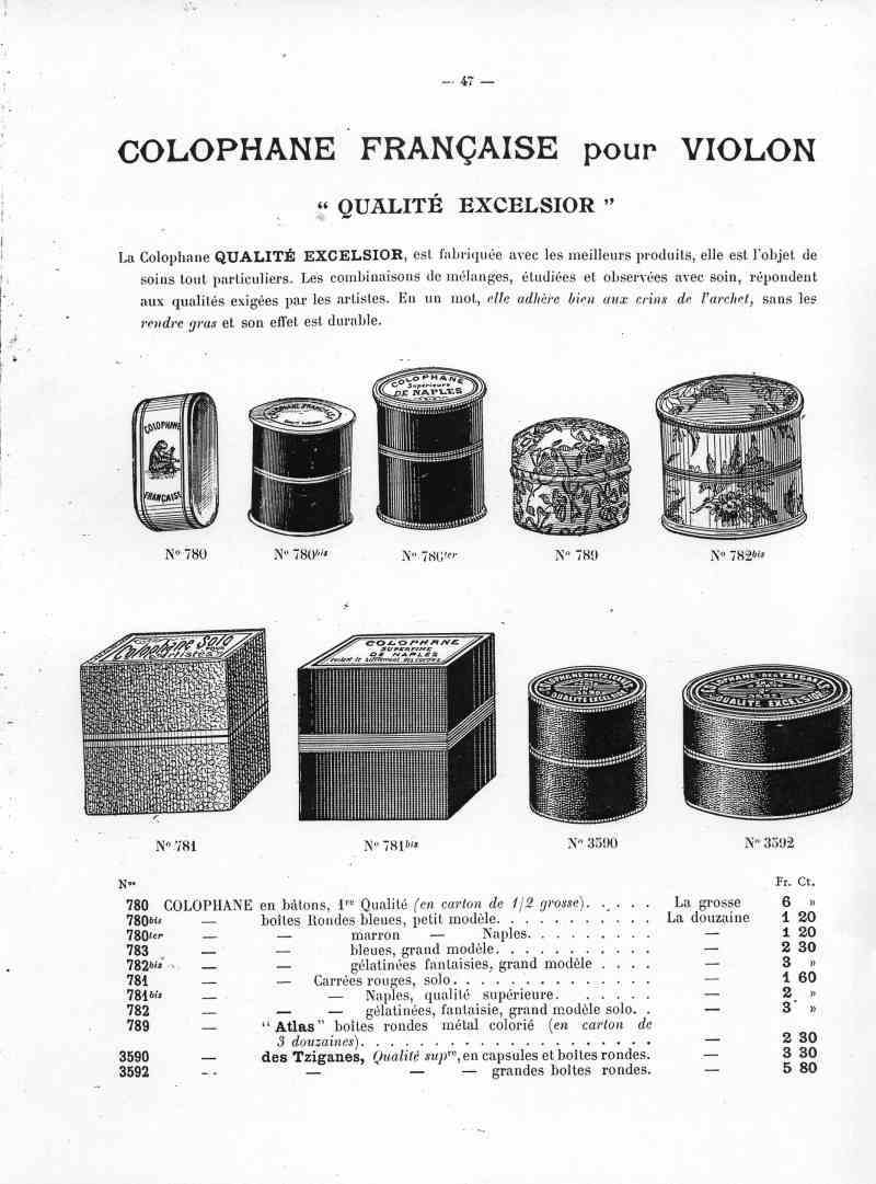 Catalogue C et J Ullmann, Paris 1907.