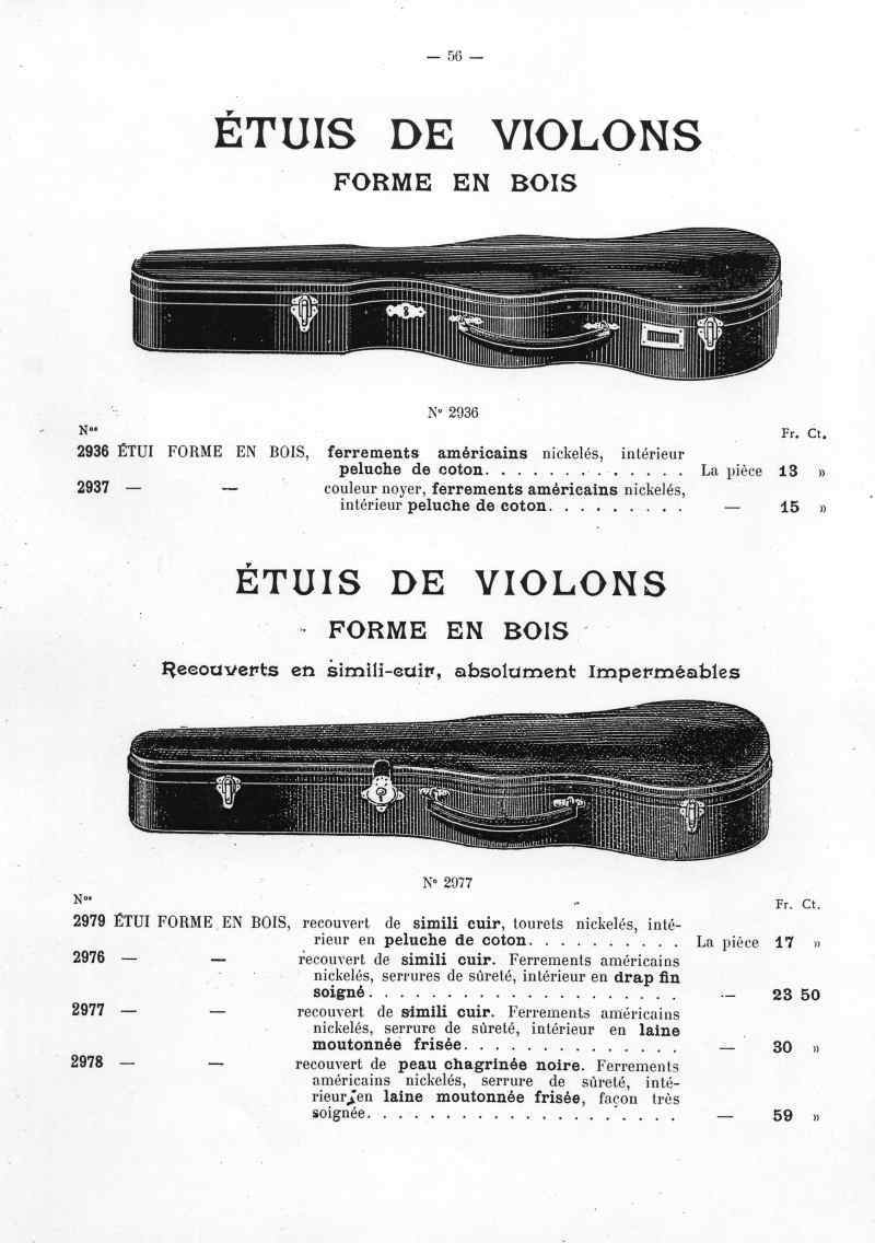 Catalogue C et J Ullmann, Paris 1907.