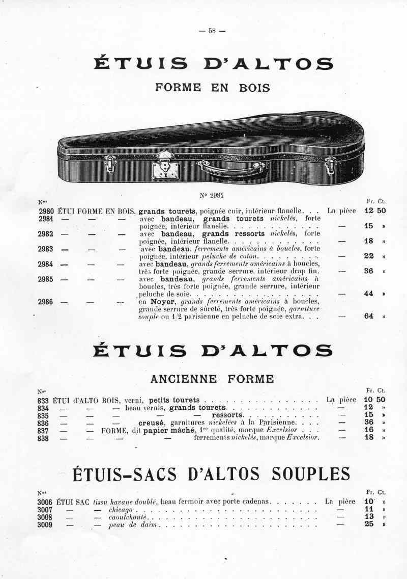 Catalogue C et J Ullmann, Paris 1907.