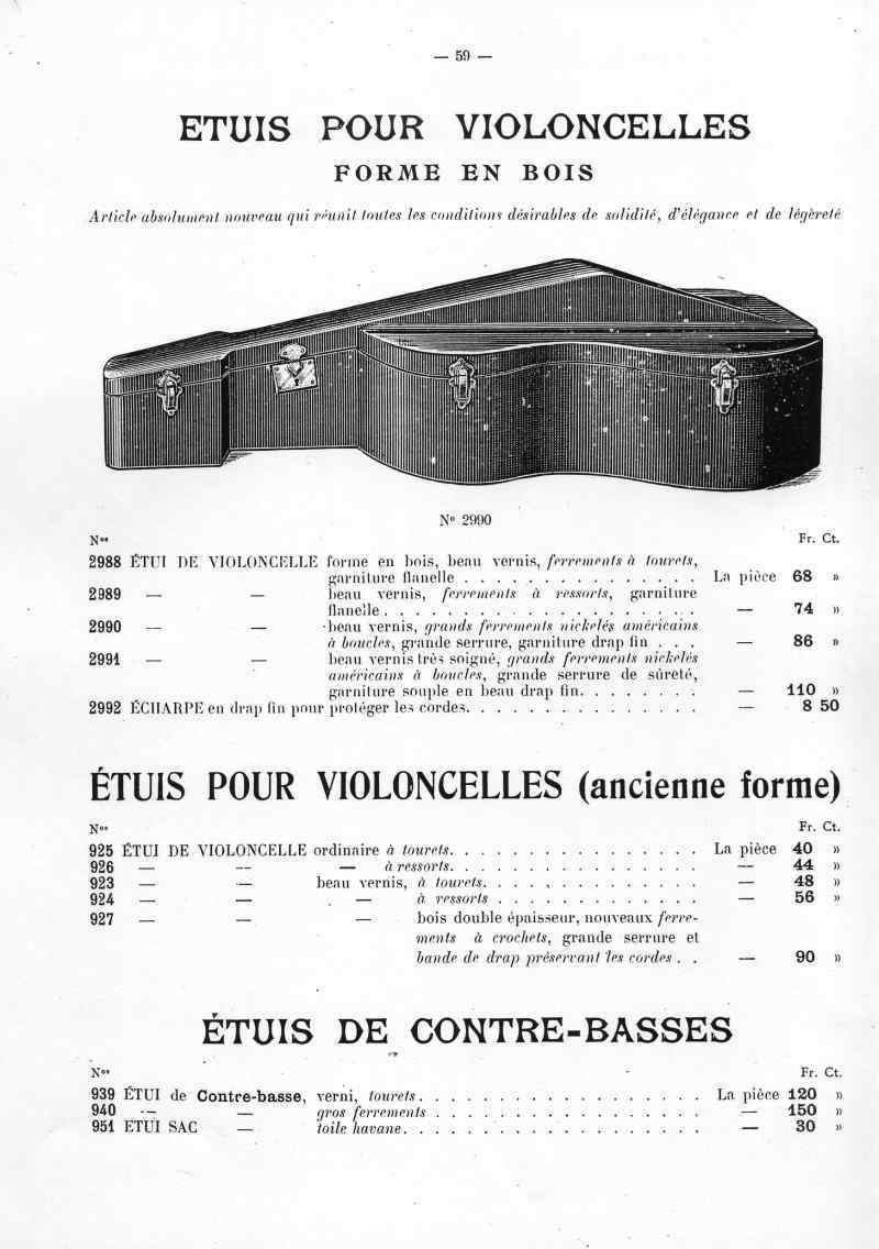 Catalogue C et J Ullmann, Paris 1907.