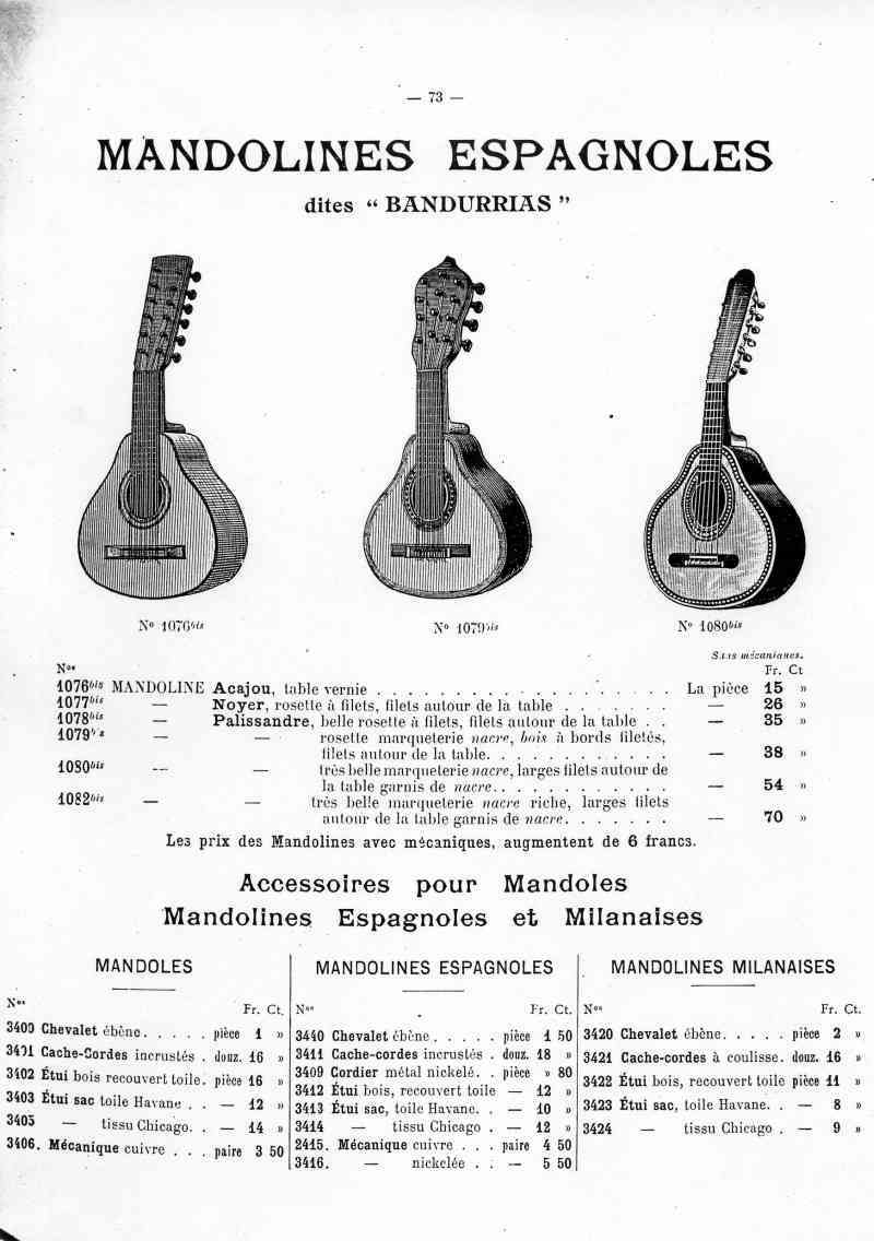 Catalogue C et J Ullmann, Paris 1907.